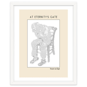 At Eternity’s Gate Vincent Van Gogh – Ascii Art by Doa Project