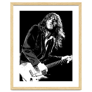 John Frusciante American Musician Legend in Monochrome by taurungka