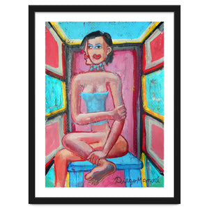 Mujer En La Silla 19 by Diego Manuel Rodriguez