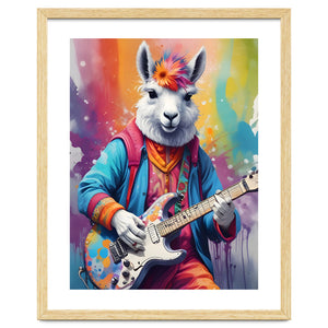 Lama Plays Guitar by MakArena