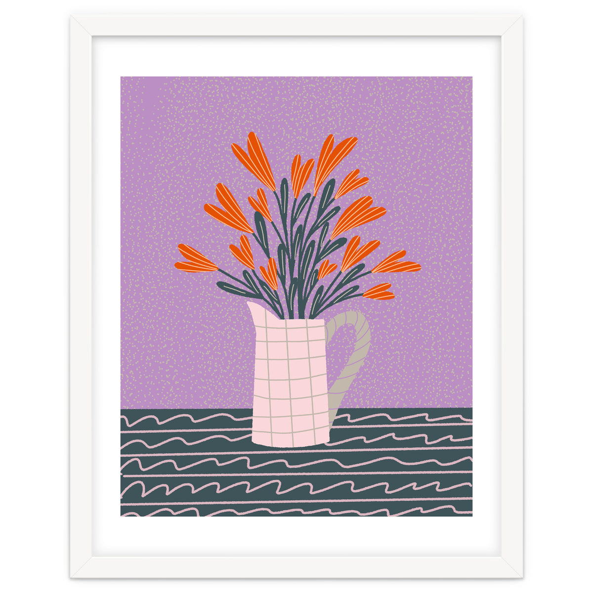Floral Pitcher