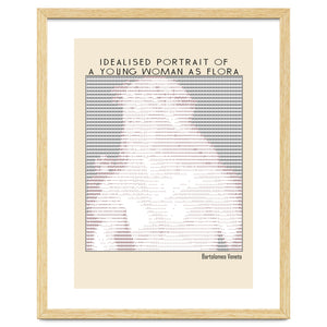 Idealised Portrait of a Young Woman as Flora – Bartolomeo Veneto (ascii art) by Doa Project