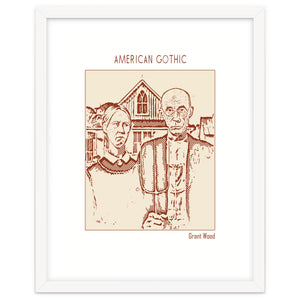 American Gothic – Grant Wood by Doa Project