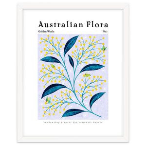 Australian Flora: Golden Wattle by Rebecca Flaherty