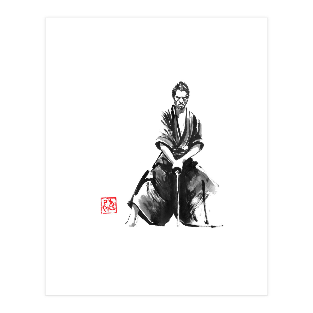 Samurai Back Yard (Print Only)