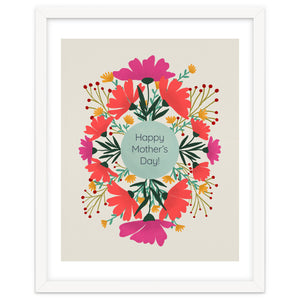 Happy mother's day floral design by Wackapacka