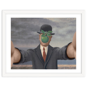 The Son Of Man - Magritte - Selfie by Dito Von Tease