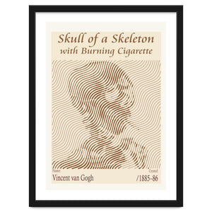 Skull of a Skeleton with Burning Cigarette - Vincent van Gogh (1885–86) by Doa Project