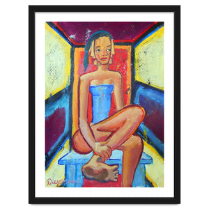 Mujer En La Silla 23 by Diego Manuel Rodriguez