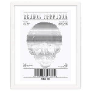 Receipt Art George Harrison by Doa Project