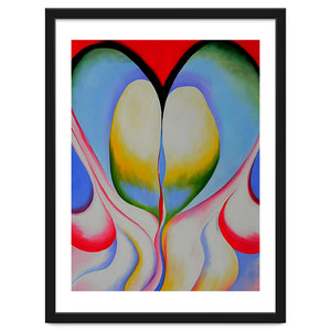Georgia O’Keeffe – Series 1, No. 8 (1918) | Expressive Abstract Watercolor of Organic Rhythm and Modernist Form by TimelessArtworks