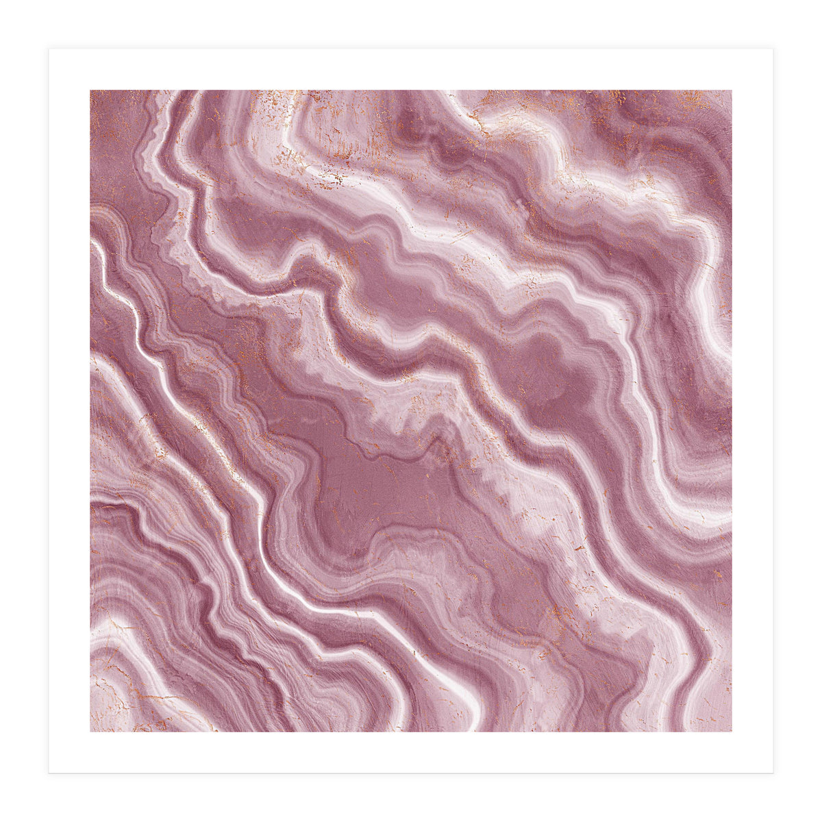 Pink Agate Texture 06 (Print Only)