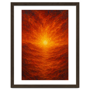 “Flame Within the Horizon” From the collection “Symphony of the Elements” by SaharAmira