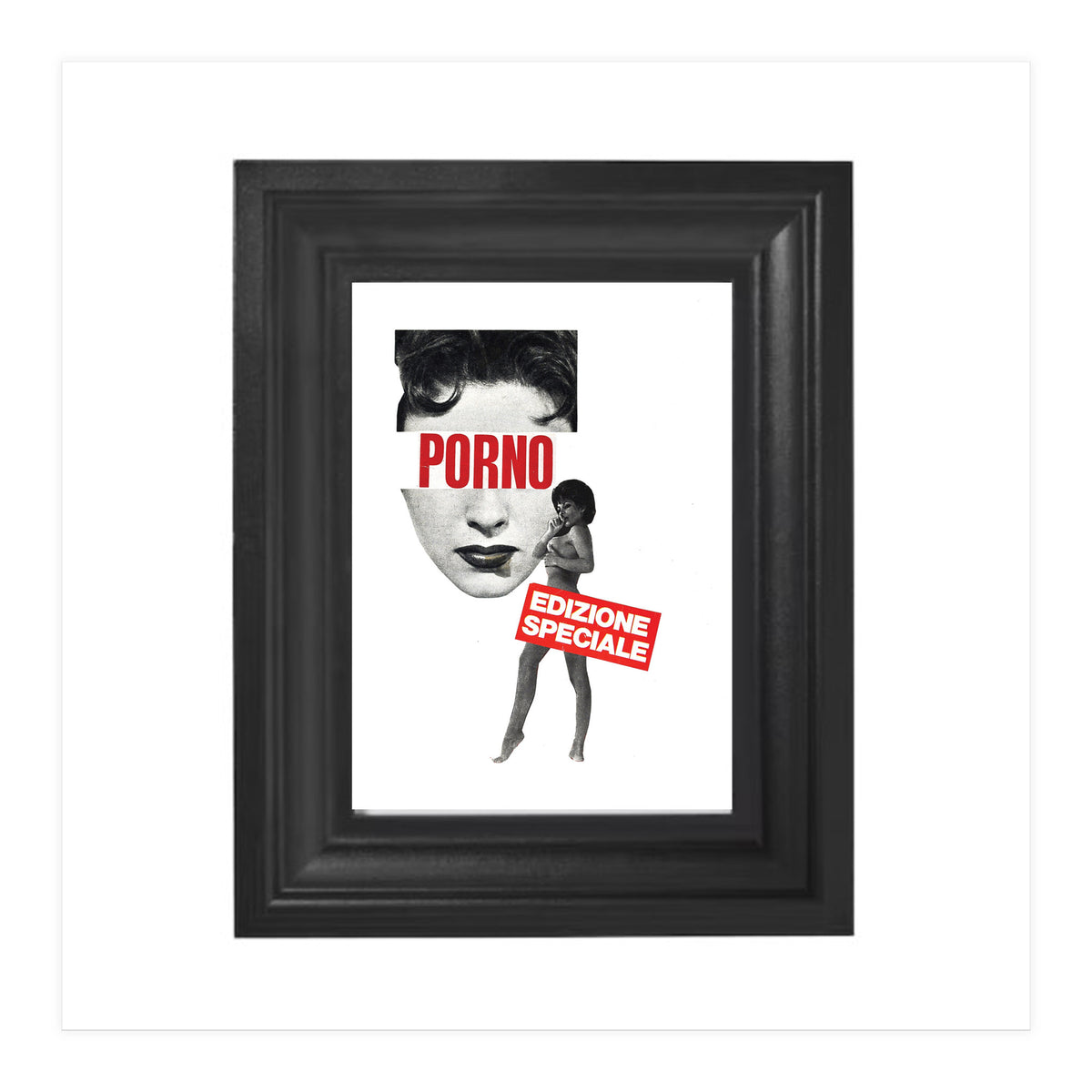 Porno Special Edition - Print of Paper Collage (Print Only)