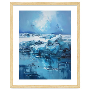 The Silent Fracture of Cerulean Giants by artistic