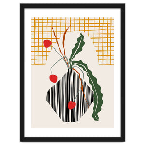 midcentury ikebana light by Annick