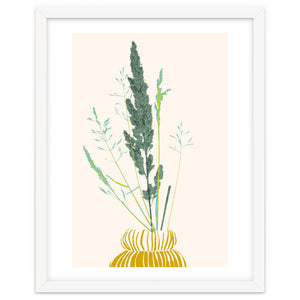 Plant based happyness Grasses 2 still life by Annick