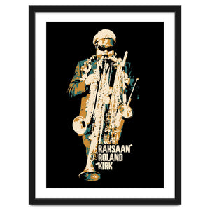 Rahsaan Roland Kirk Jazz Musician Legend by taurungka