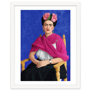 Frida Kahlo Portrait Illustration by neeteshdsgn