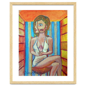 Mujer En La Silla 4 by Diego Manuel Rodriguez