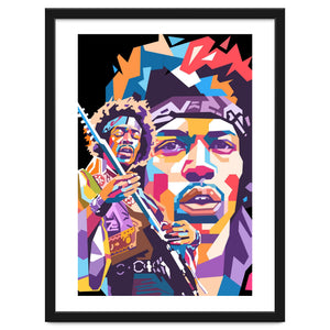 Jimi Hendrix wpap art by Ndhon