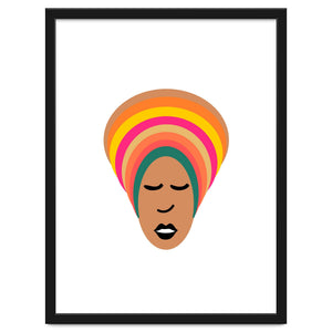 Beutiful Black African Woman by Baobab print store