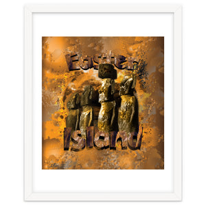 Easter Island Statues Polynesia by Wild Style