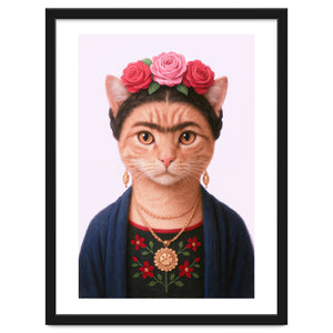 Frida KahloMeow by neeteshdsgn