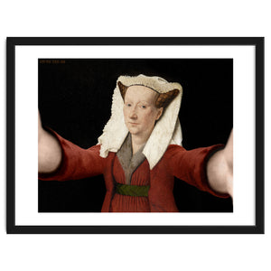 Margaret van Eyck - Jan van Eyck - Selfie by Dito Von Tease