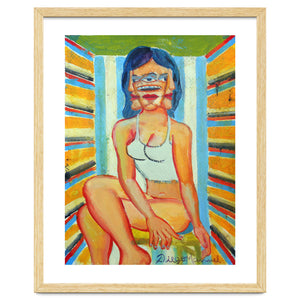 Mujer En La Silla 11 by Diego Manuel Rodriguez