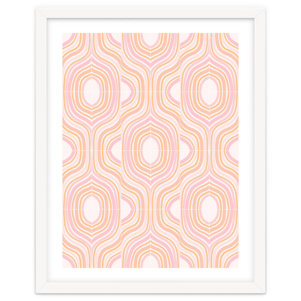 Peachy Marbled Tiles