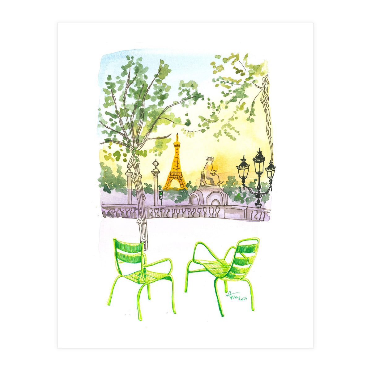 Paris Tuileries (Print Only)