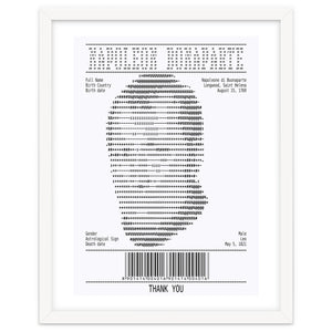 Receipt Art Napoleone Buonaparte by Doa Project