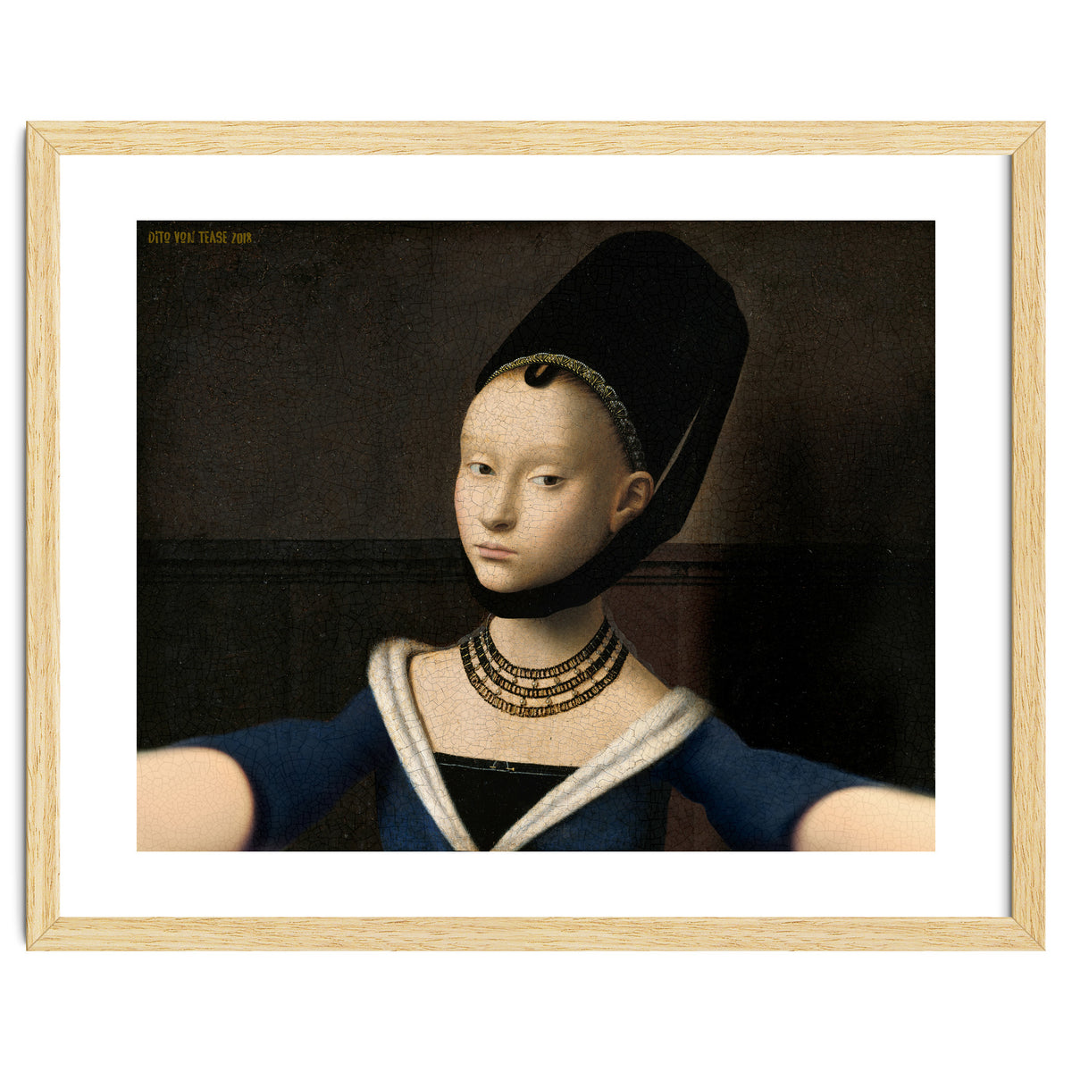 Petrus Christus - Young Woman - Selfie