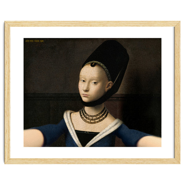 Petrus Christus - Young Woman - Selfie