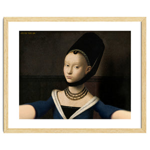 Petrus Christus - Young Woman - Selfie by Dito Von Tease