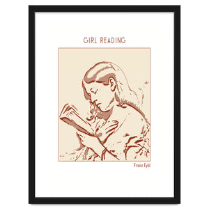 Girl Reading – Franz Eybl by Doa Project