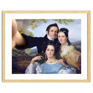 François Joseph Navez - Selfie by Dito Von Tease