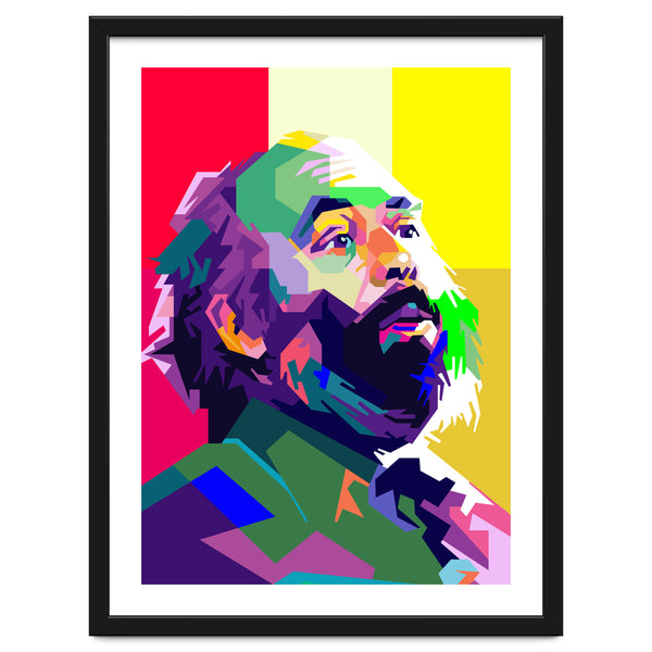 Luciano Pavarotti Opera Musical Pop Art WPAP