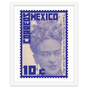 Frida Kahlo Stamps Art by Doa Project