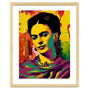 Frida Kahlo Abstract 3 by taurungka