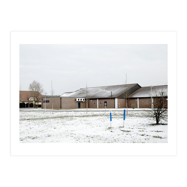 Snow covered supermarket (Print Only)