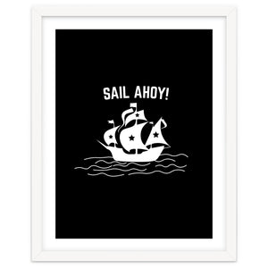 Sail Ahoy sailing ship by Happieeagle