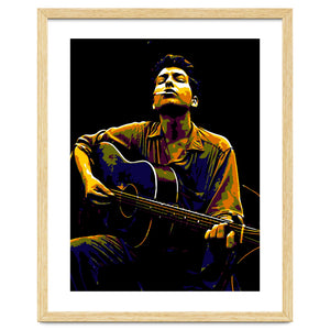 Bob Dylan American Music Legend in Pop Art by taurungka