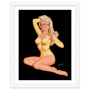 Beautiful Pinup Blonde by Hermes