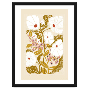 Klimt Flowers Earthy Colors by Annick