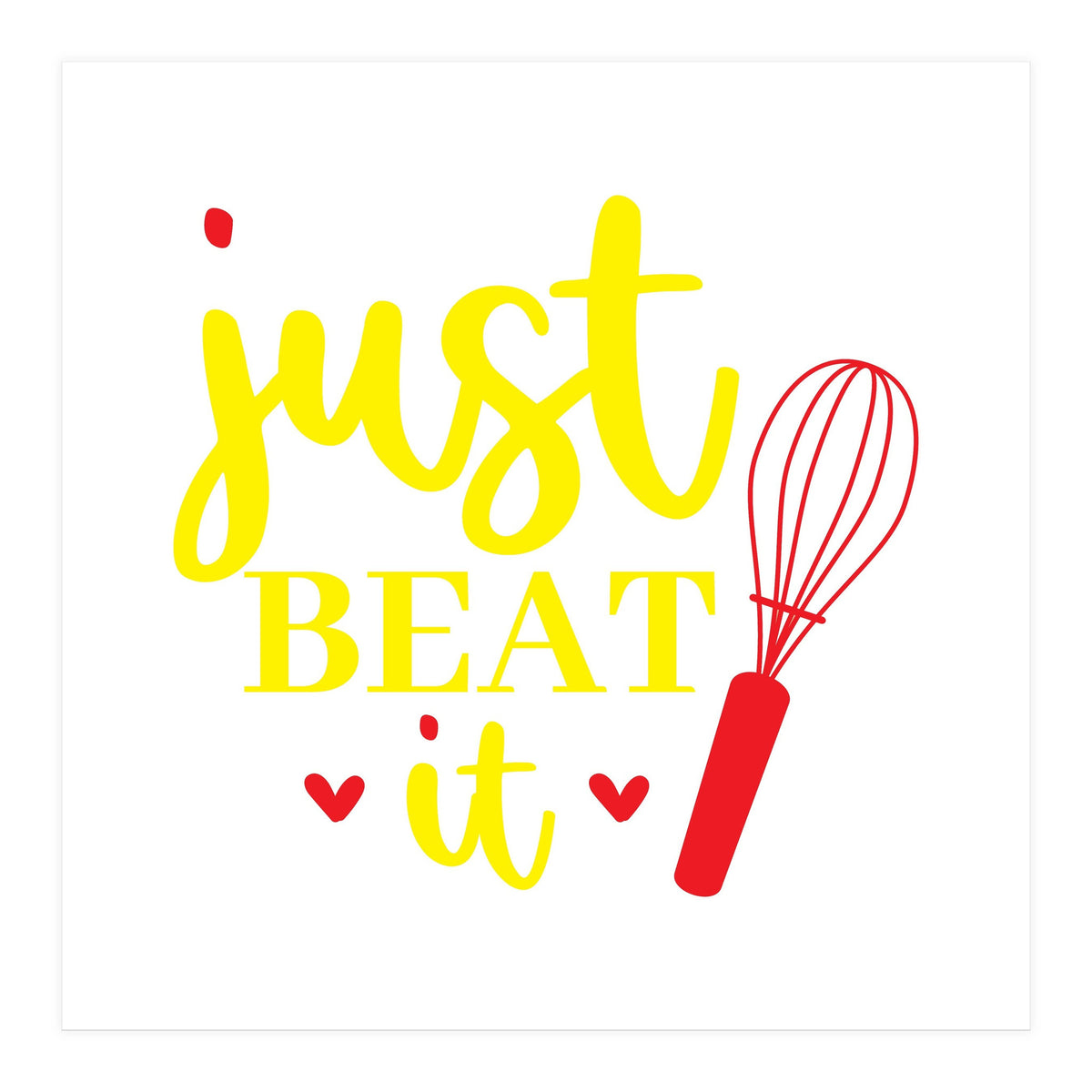 Just Beat It (Print Only)