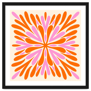 Symmetry Petals - pink and orange by Wackapacka