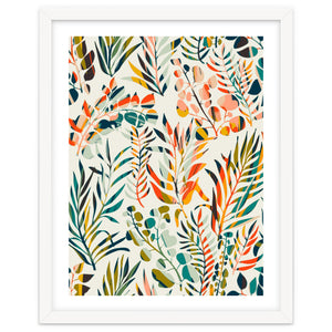 Colorful Leaves Pattern by Annick