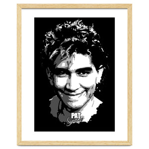 Pat Smear American Musician Legend in Grayscale by taurungka